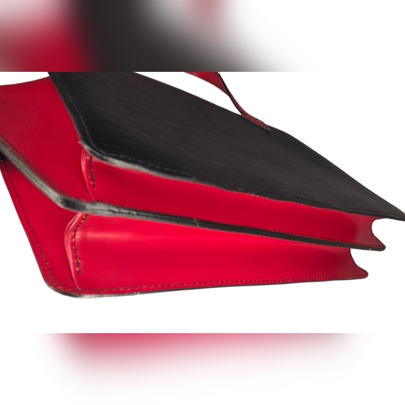 LOUIS VUITTON Epi Bicolor Varenne Hand Bag Black/Red - With COA - Picture 8 of 16